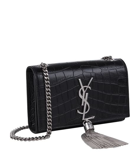 ysl kate crocodile|saint laurent kate crocodile bag.